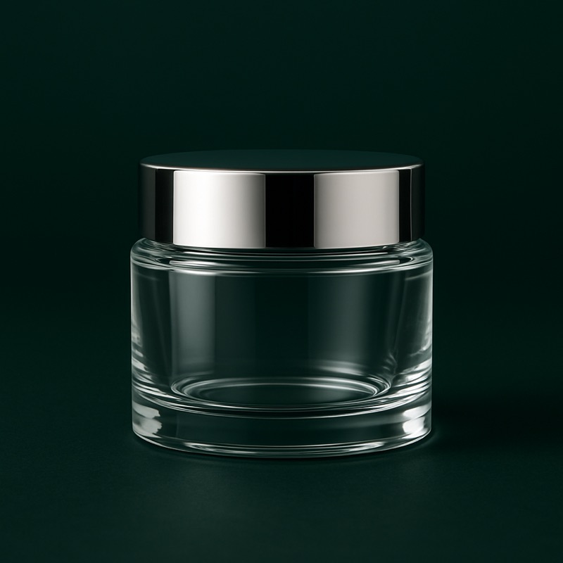 Cosmetic Glass Jar — custom packaging by TWO Packaging