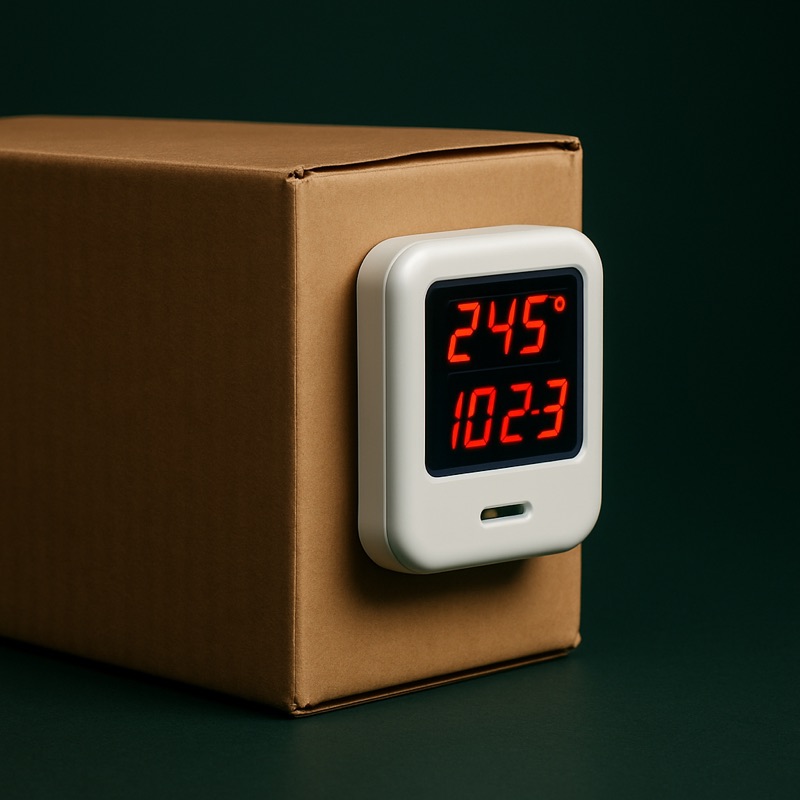 Smart Seal / Time-Temperature Logger — custom packaging by TWO Packaging