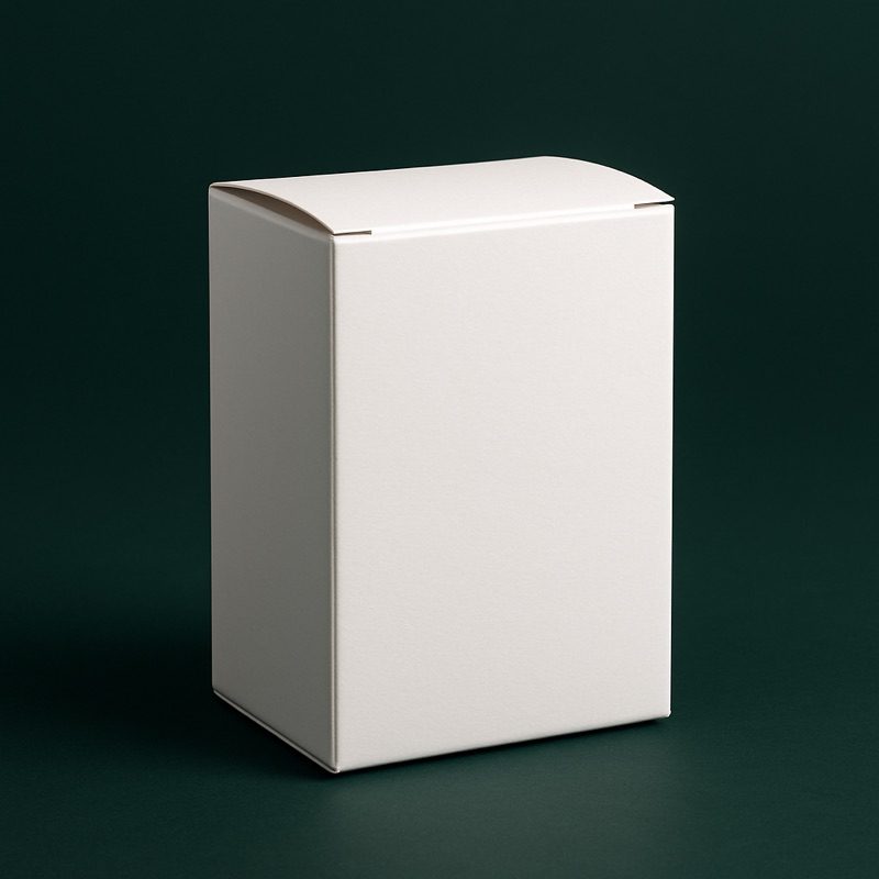 White reverse tuck end folding carton